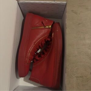 Fernando Pensato Red High-Top Sneakers